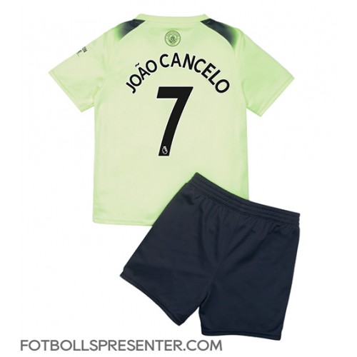Manchester City Joao Cancelo #7 Tredje tröja Barn 2022-23 Kortärmad (+ korta byxor)